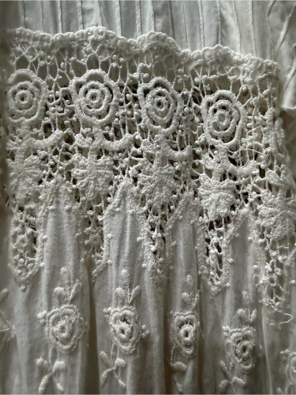 LoveShackFancy Ivory Lace Maxi Dress - Picture 4 of 5
